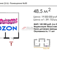 Продажа торгового помещения сетевыми арендаторами в  ЖК "Новое Летово"