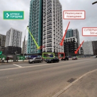 Аренда торгового помещения в жилом комплексе Бунинские кварталы