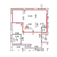 Аренда углового помещения в ЖК "Мой адрес на Клинской" 