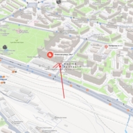 Аренда углового помещения в ЖК "Мой адрес на Клинской" 