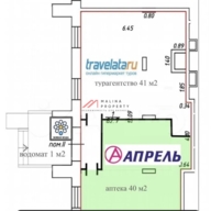 Продажа нежилого помещения с аптекой Апрель